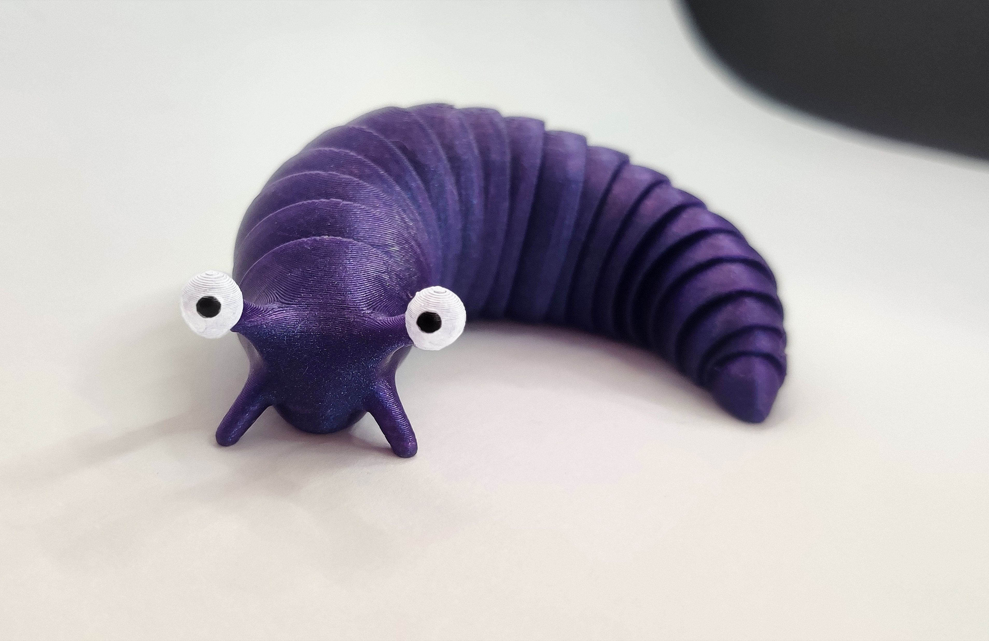 Cute Friendly Flexi Slug (Print in Place)