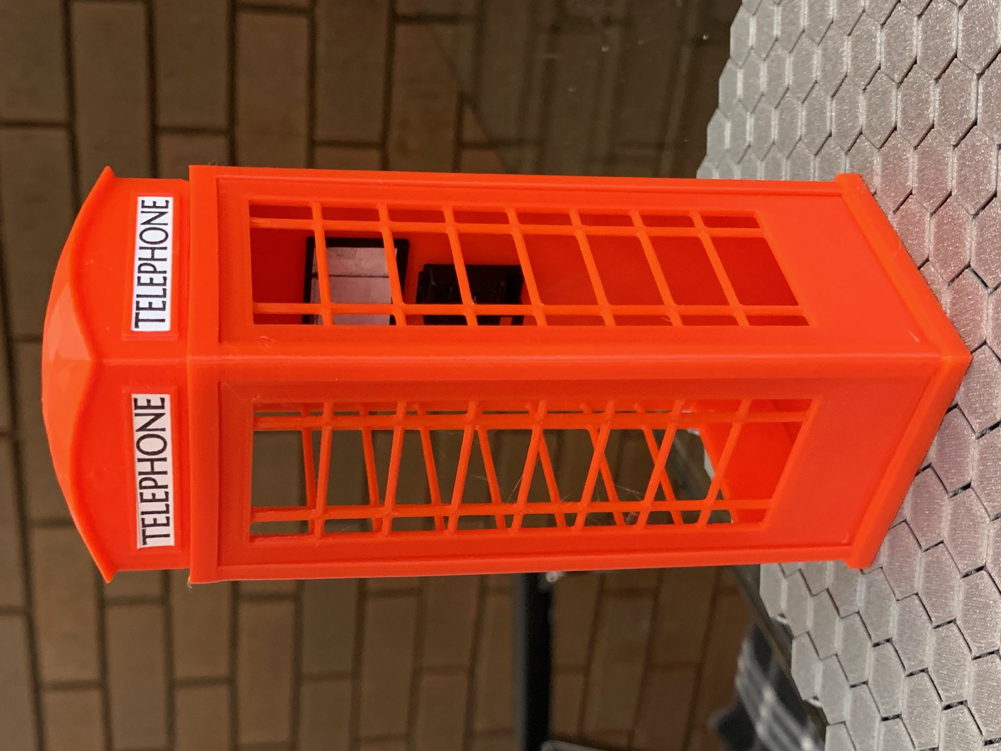 British phone box