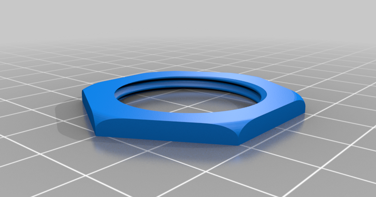 Terrarium / Vivarium Bulkhead style vent by The Printed Aquarium Download free STL model