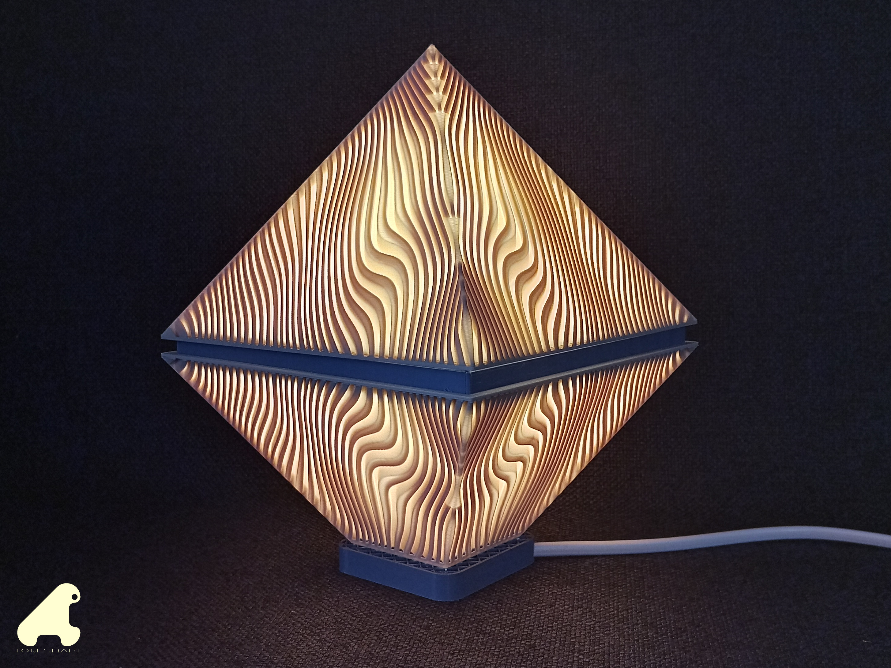 INCANDESCENT LAMP - LAMPE POLYEDRE
