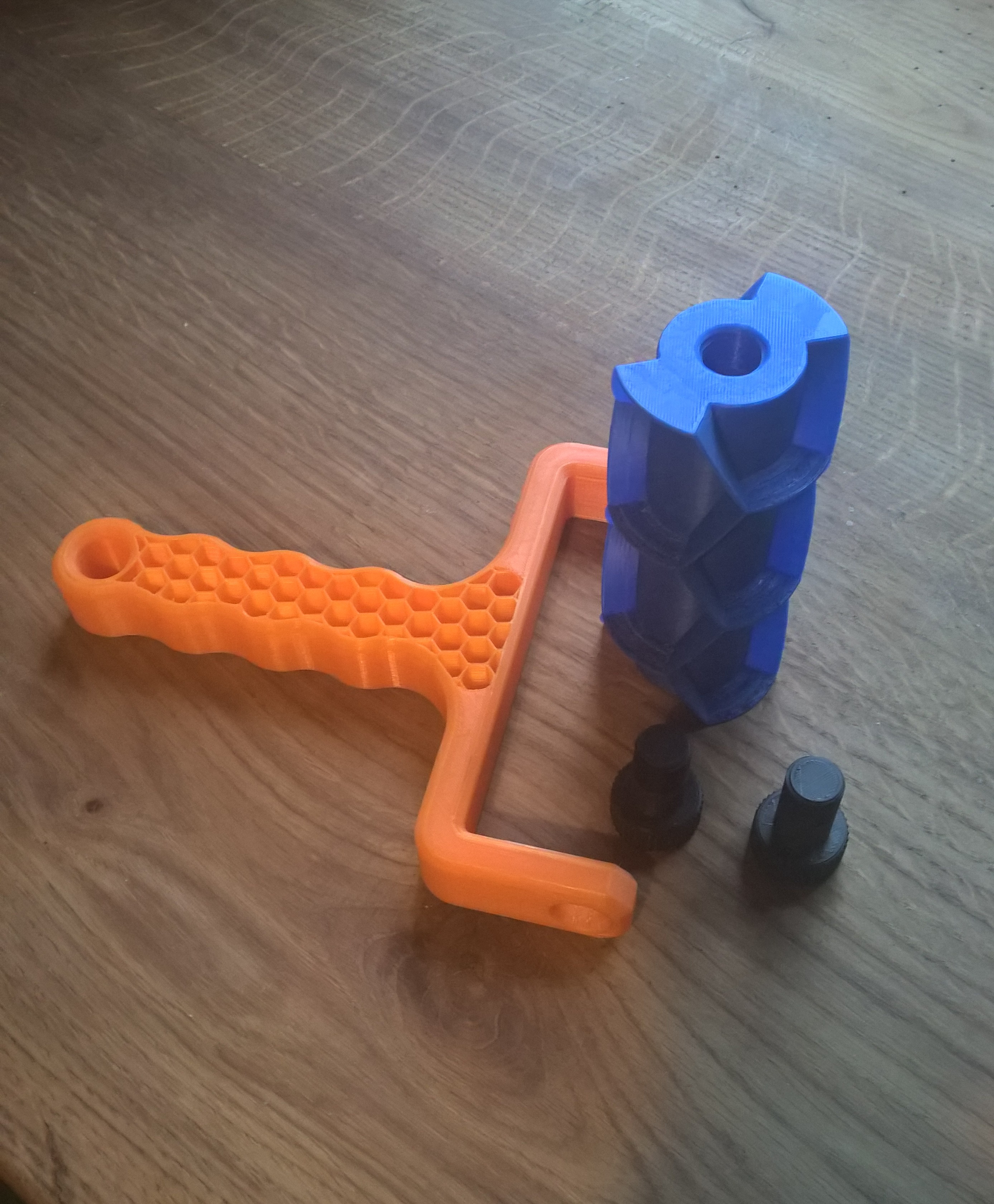 Miniatura 6 do modelo 3D Hexagon Cookie Roller Cutter