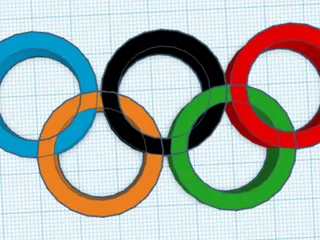 Olympic rings by ZDStudios | Download free STL model | Printables.com
