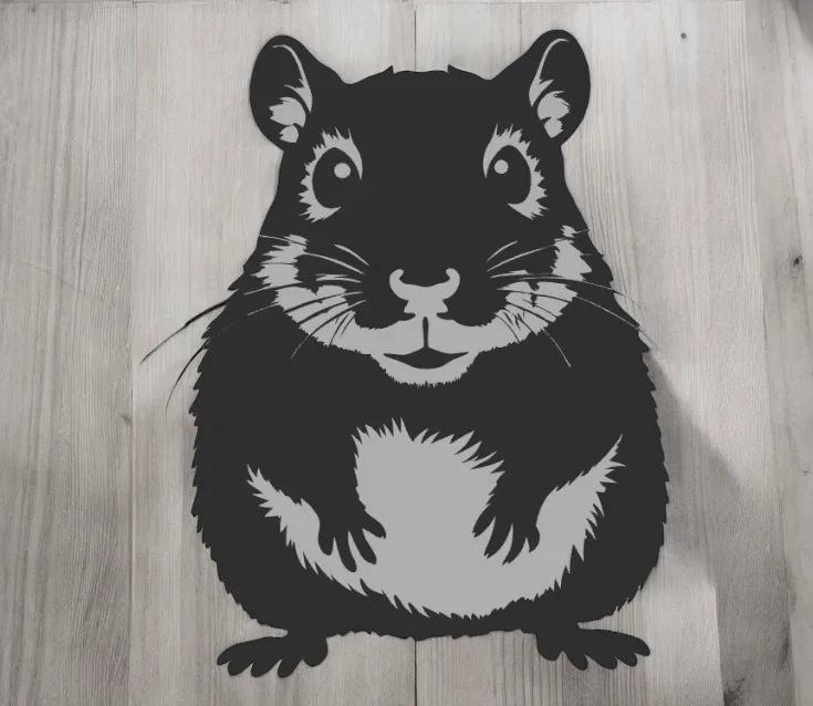 Rodents collection 2d wallart by Rott3D | Download free STL model ...