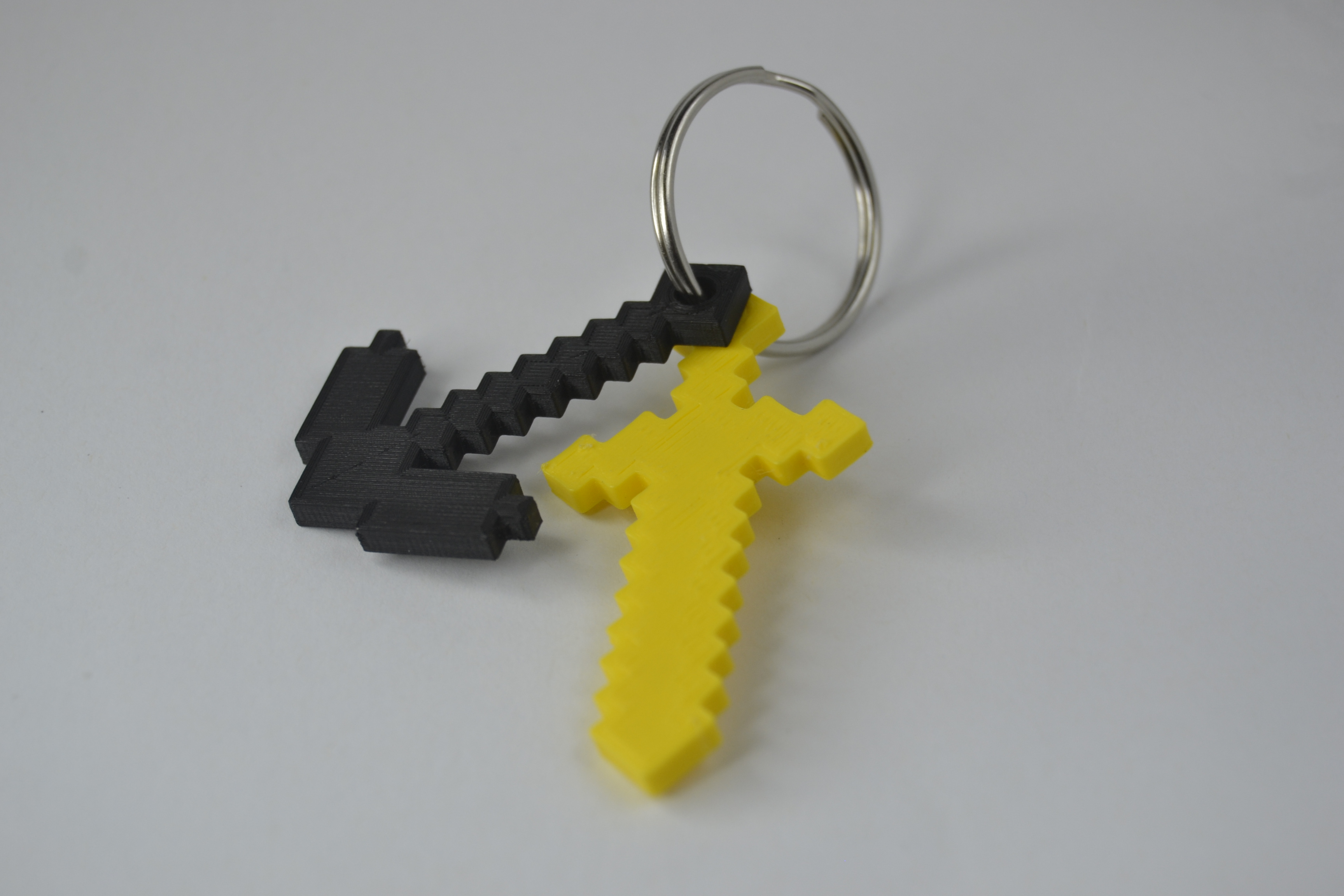 Miniatura 5 do modelo 3D Minecraft tools - Keychain