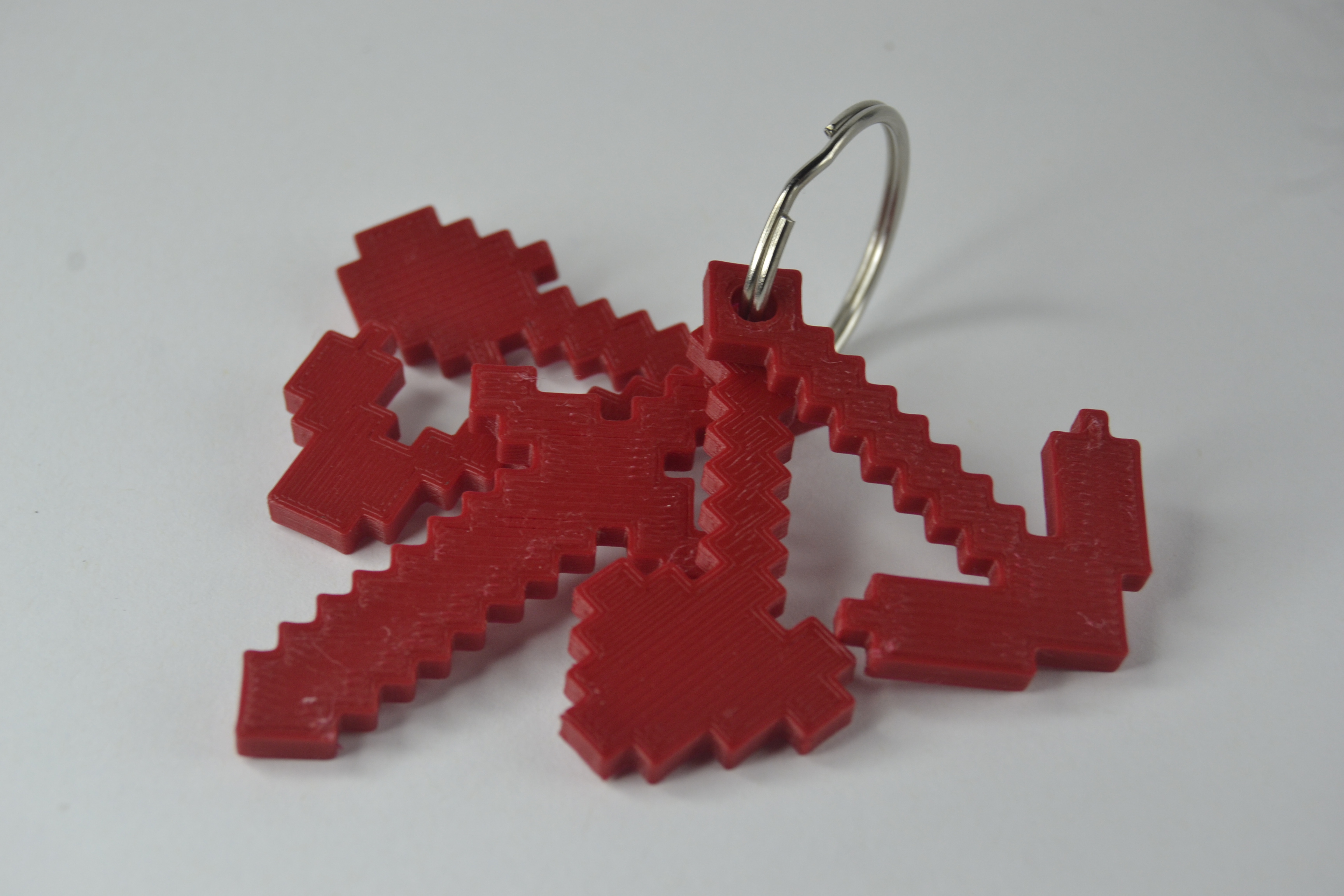 Miniatura 3 do modelo 3D Minecraft tools - Keychain