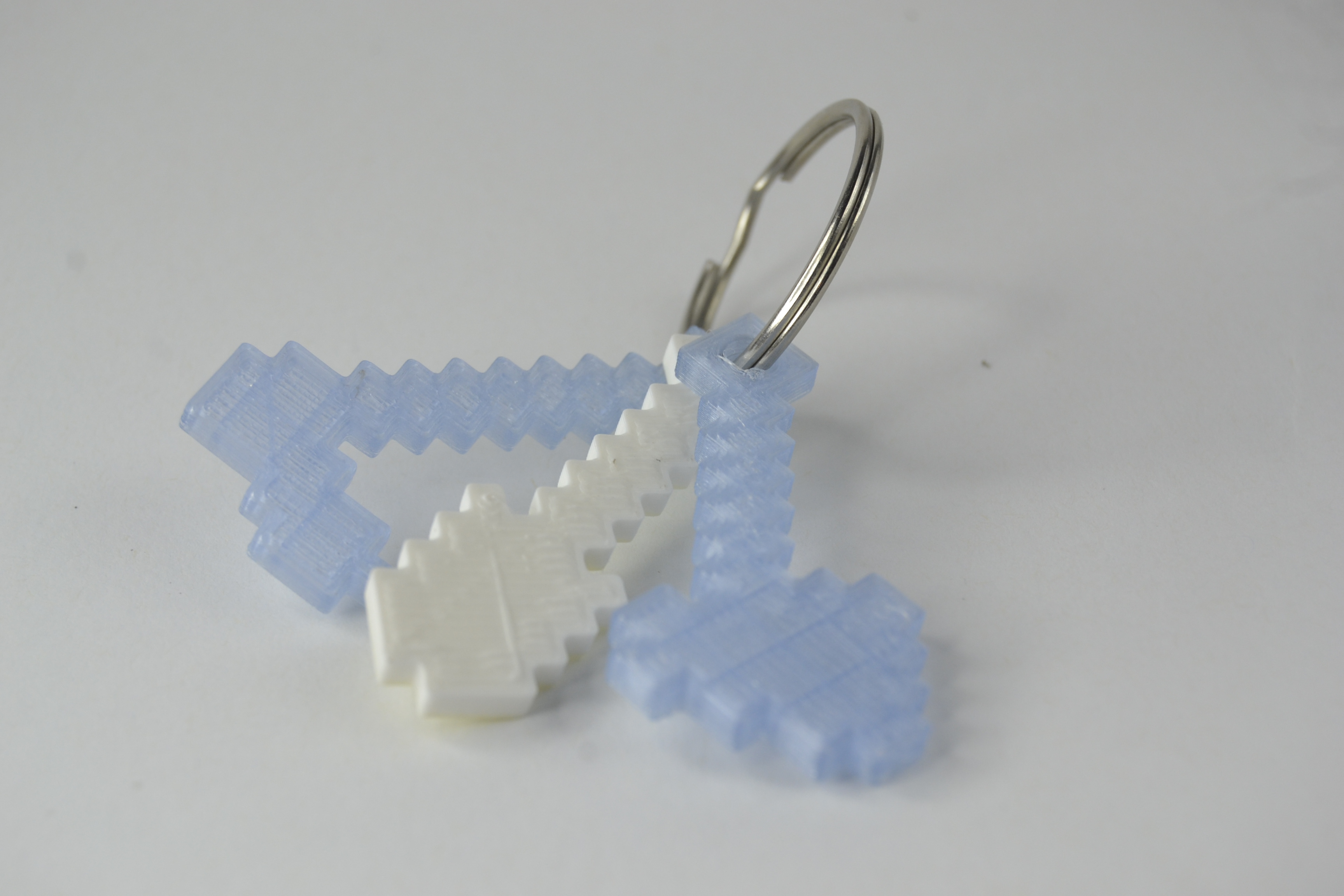 Miniatura 4 do modelo 3D Minecraft tools - Keychain