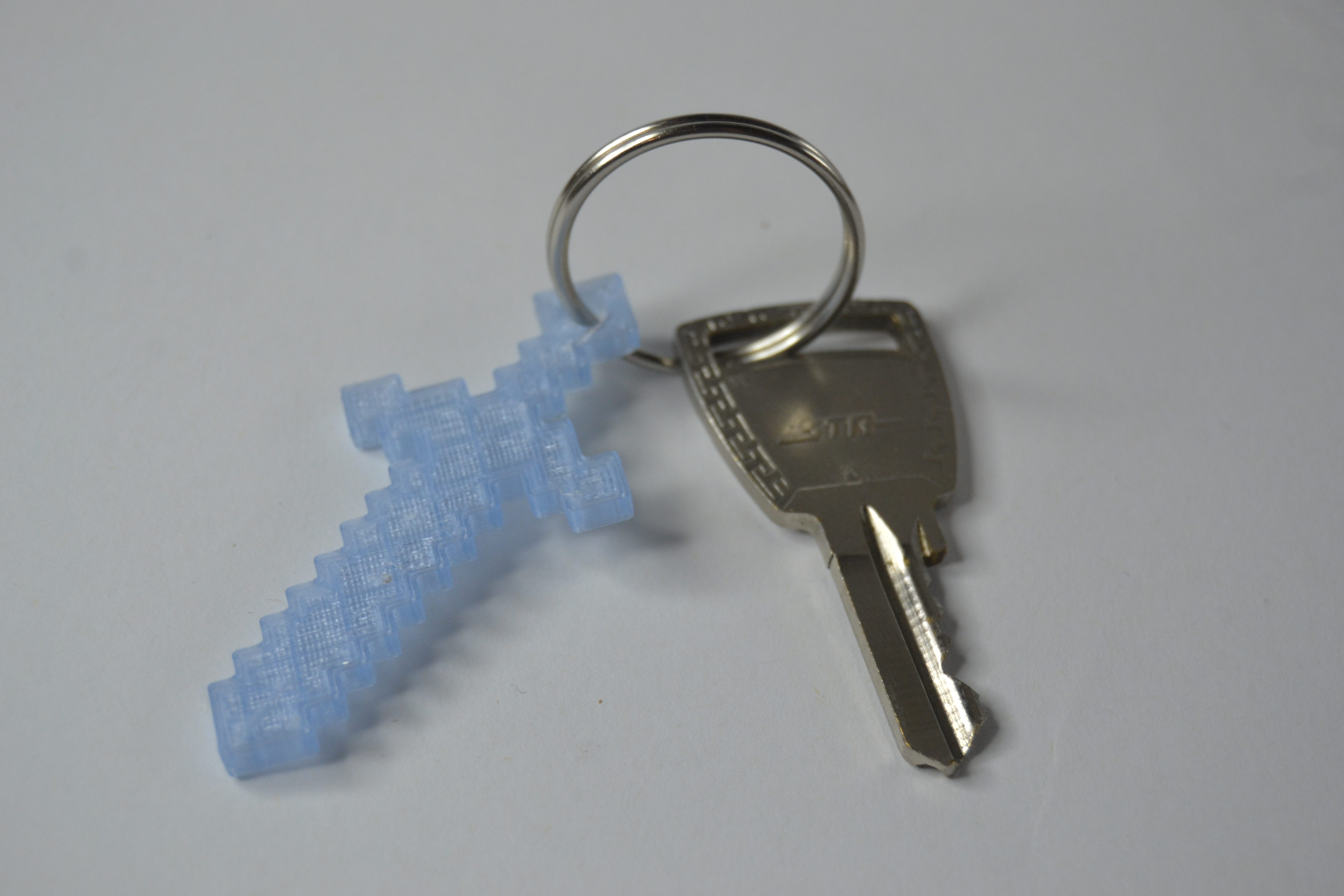 Miniatura 7 do modelo 3D Minecraft tools - Keychain