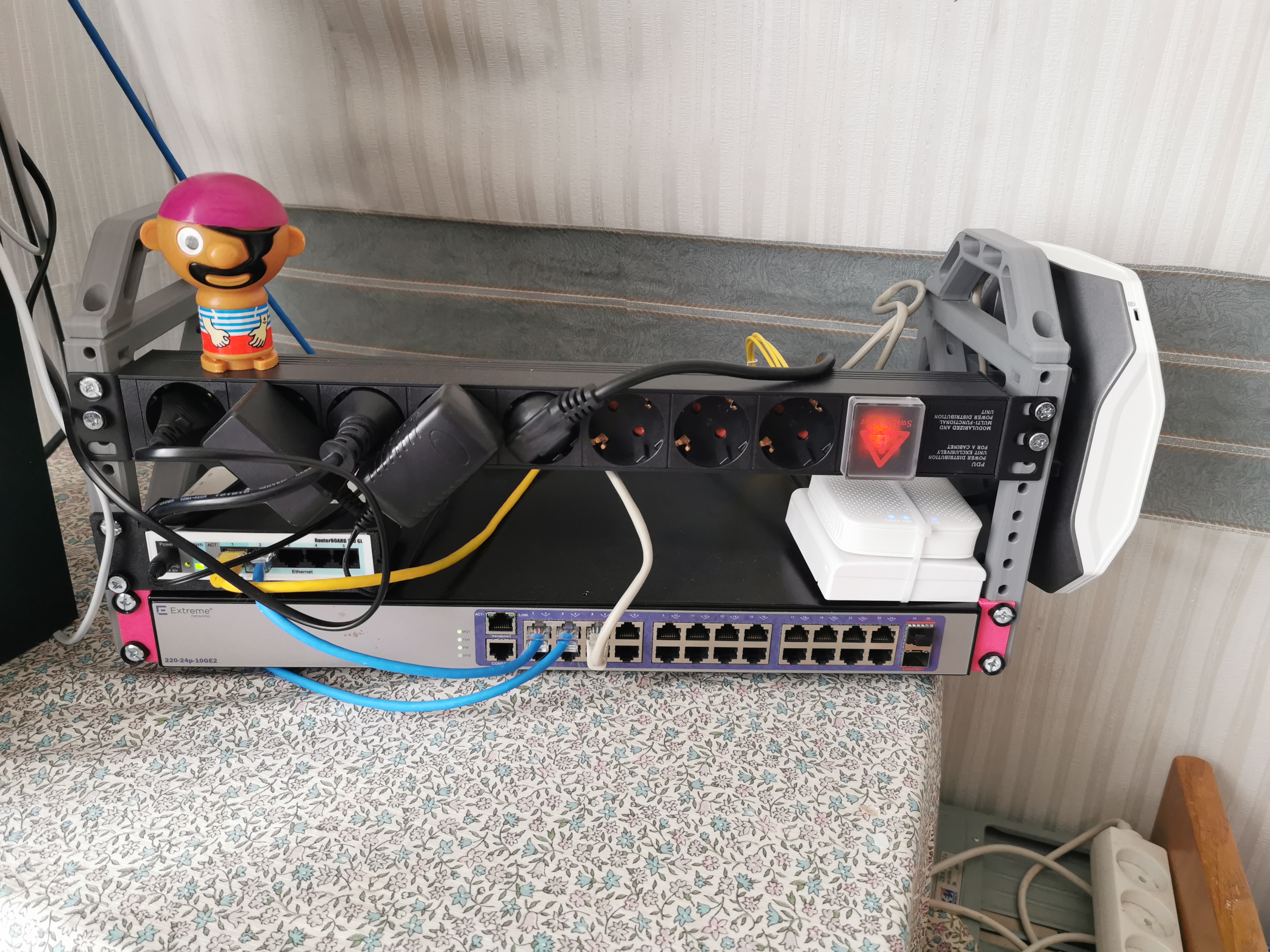 Mobile rack 19" 4U