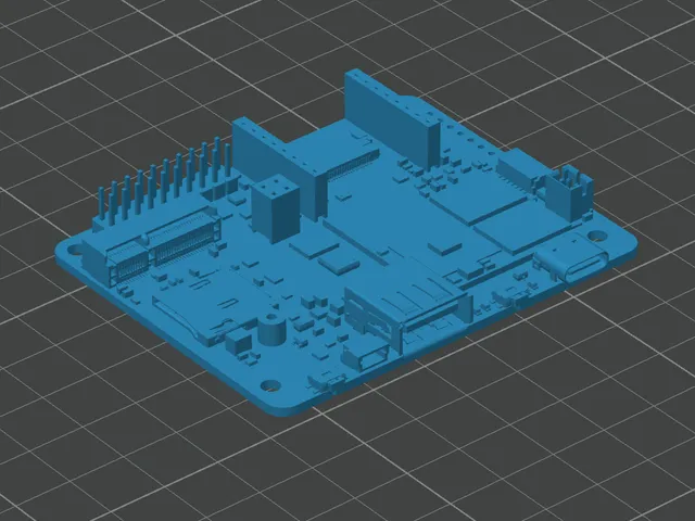 Synaptics Coralboard SL - .STL file (remix)