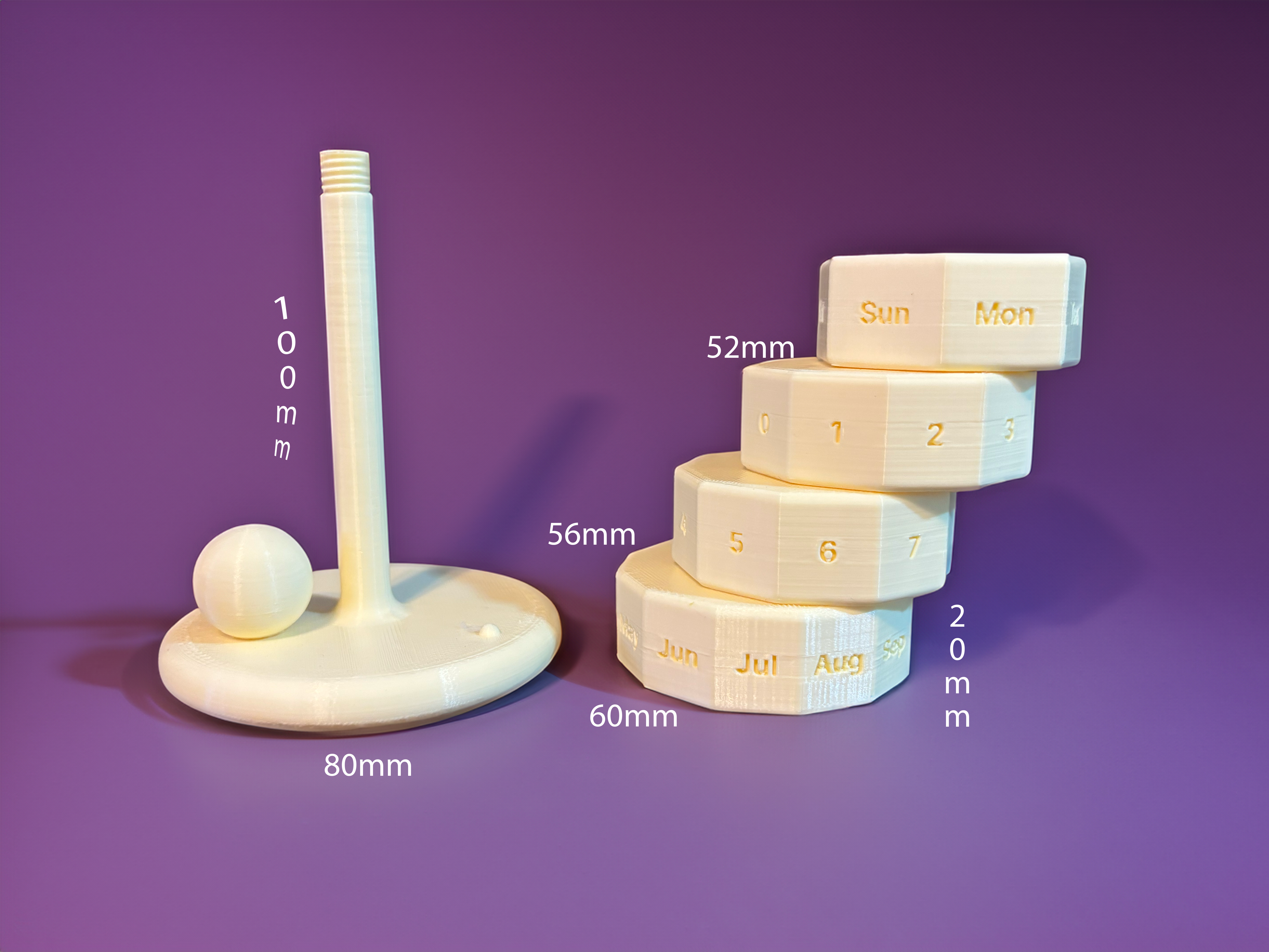 Miniatura 4 do modelo 3D Infinity Calendar