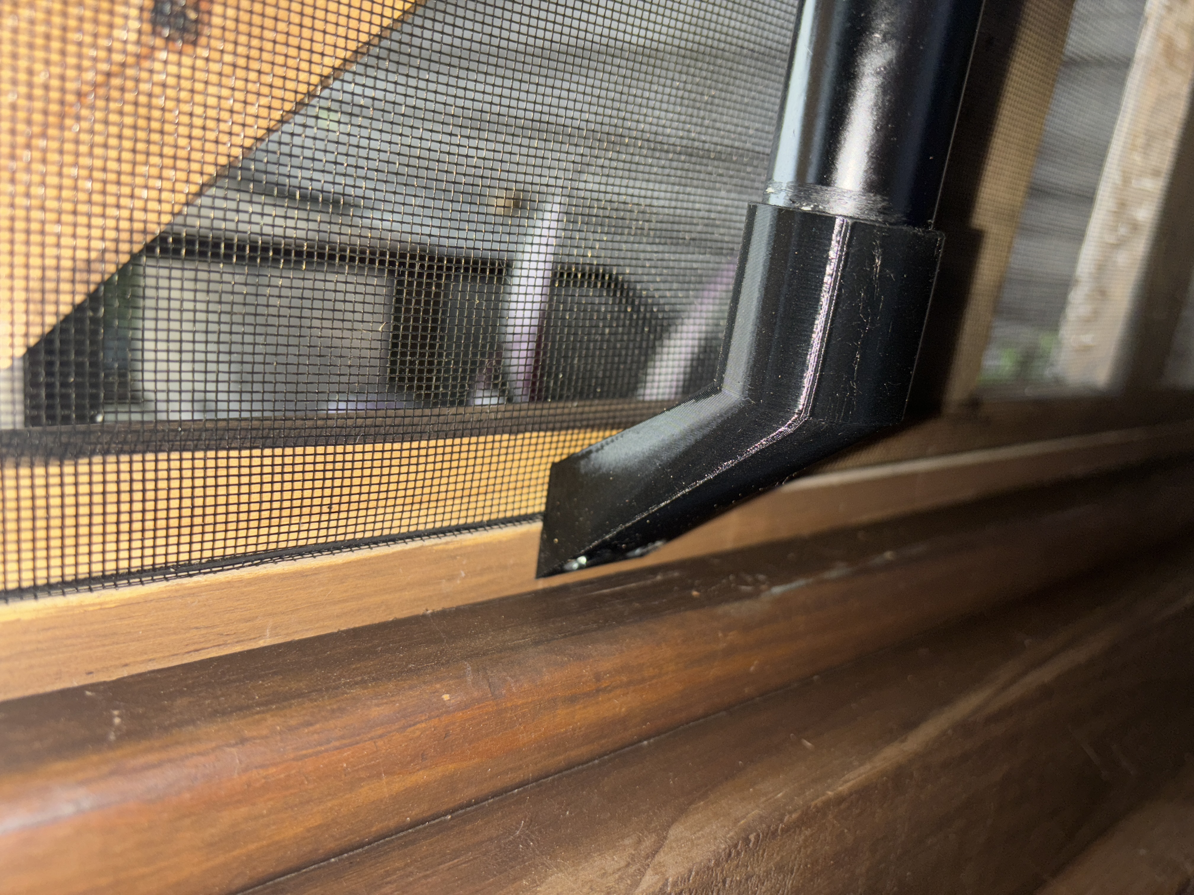 Handle for Wooden Screen Door or Other Applications
