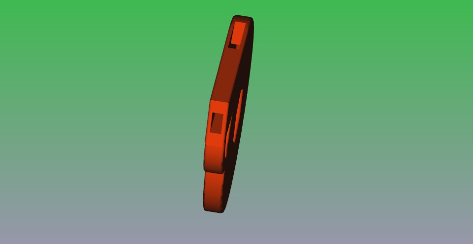 Miniatura 6 do modelo 3D 1€ Chip-Pfeife