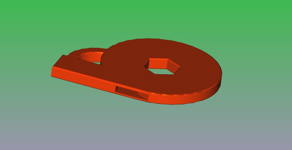 Miniatura 5 do modelo 3D 1€ Chip-Pfeife