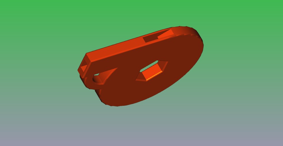 Miniatura 3 do modelo 3D 1€ Chip-Pfeife