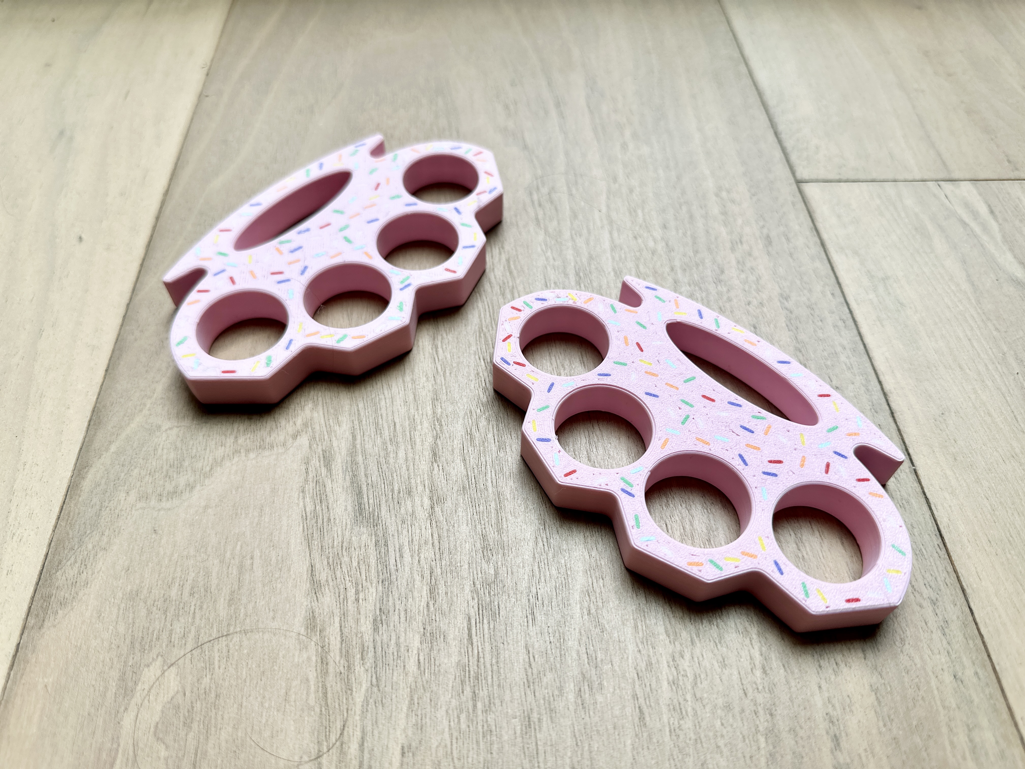 Dessert Warrior Brass Knuckles