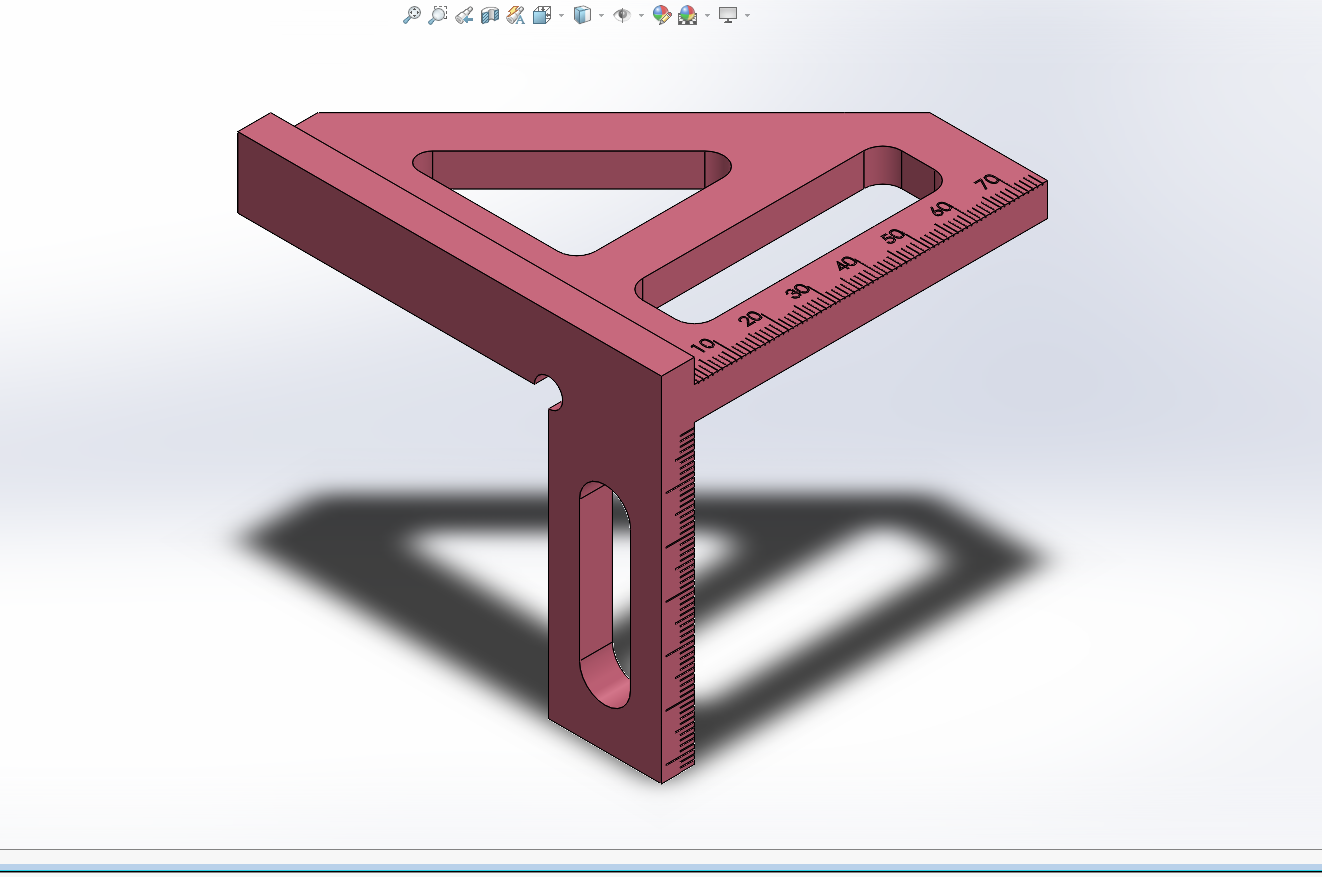 Miniatura 7 do modelo 3D 3D Multi-Angle Measuring Ruler