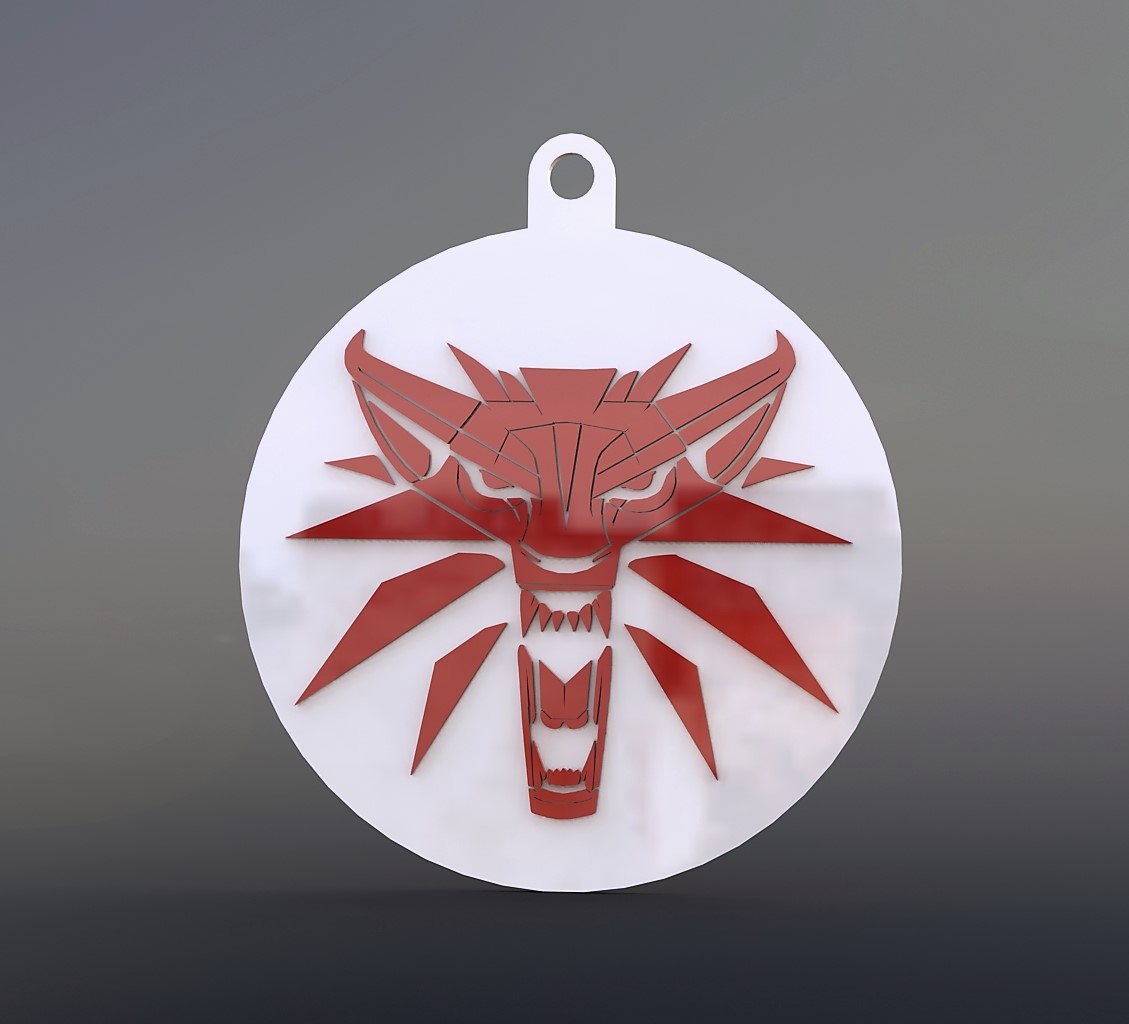 The Witcher Logo Ornament