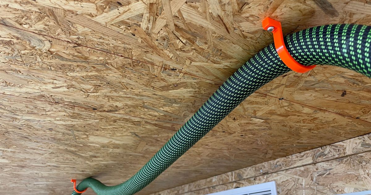 Festool CTL/M vaccum hose top ceiling wall holder by Maximilian