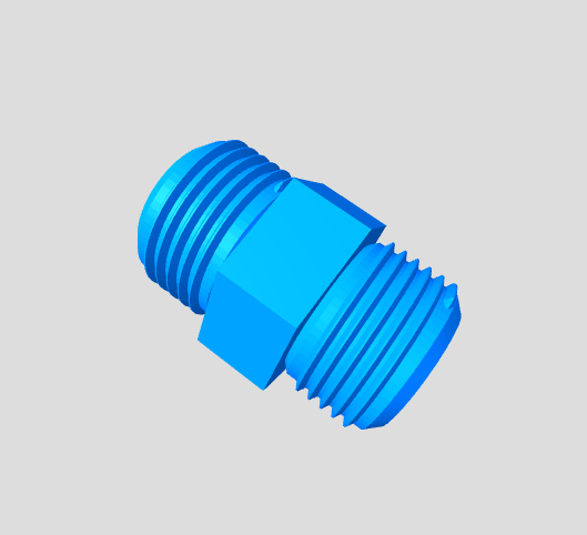 Customizable Double Thread Adapter – Parametric Connector STL