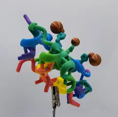 Rainbow Insulin Protein Structure — LayerLoom Multi-Color Print