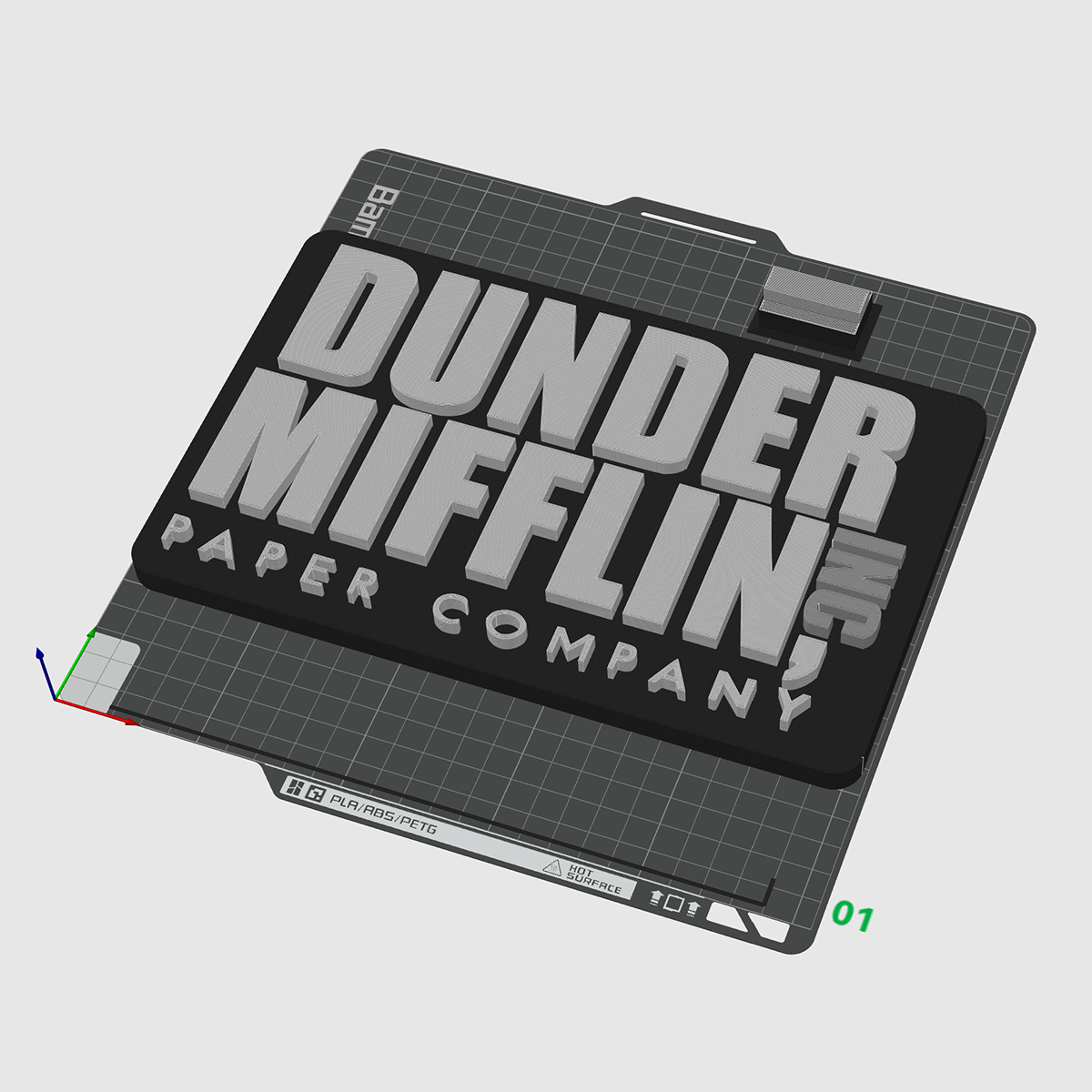 Dunder Mifflin Sign from The Office (wall mounted) by Goldfinch ...