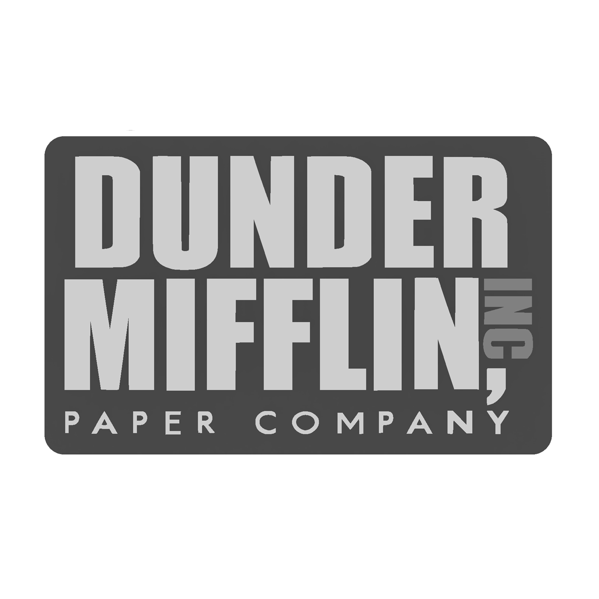 Dunder Mifflin Sign from The Office (wall mounted) by Goldfinch ...