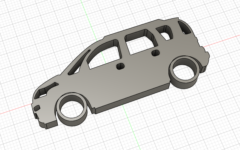 Citroen c3 picasso keychain