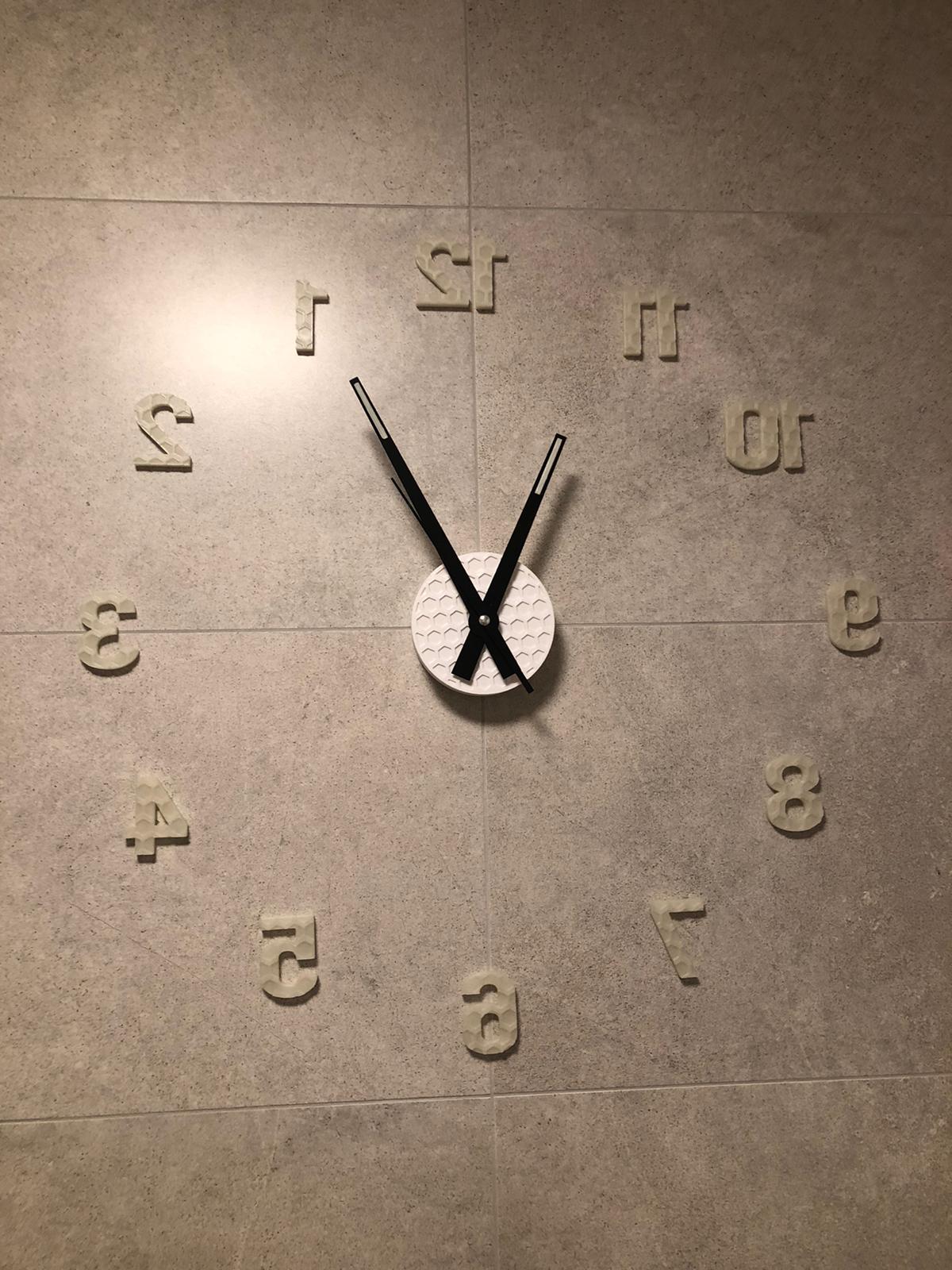 Reverse clock. Odwrócony zegar