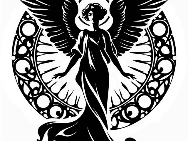 Wall art: Angel 5 (four colours)