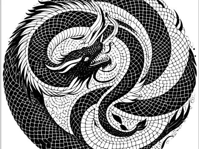 Great serpent (Dragon 8) (two colours)