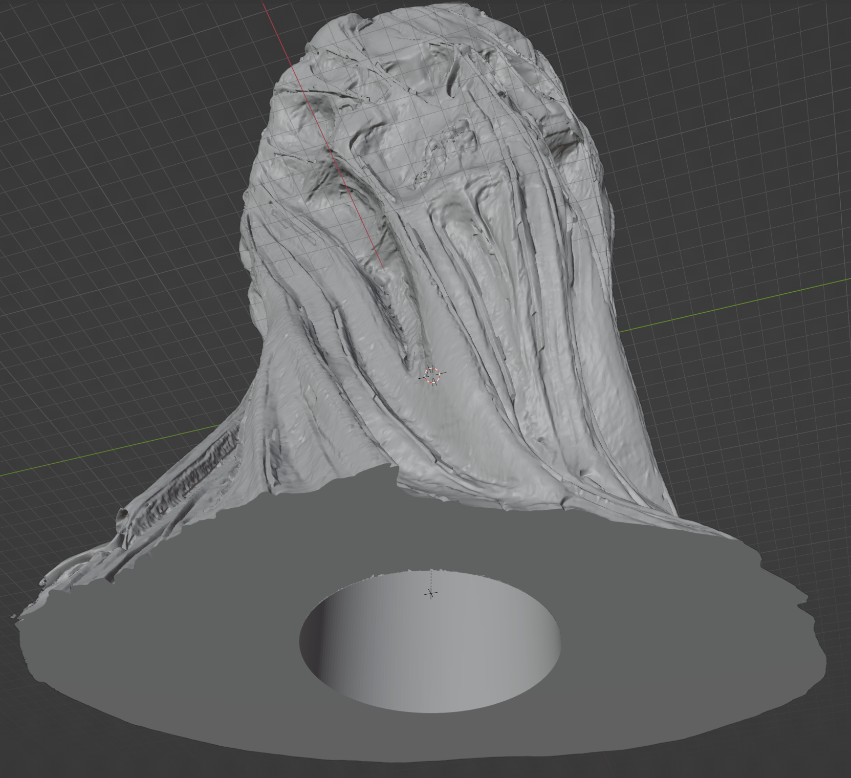 Philips Hue Calla path light Skull Bride topper 3D model thumbnail