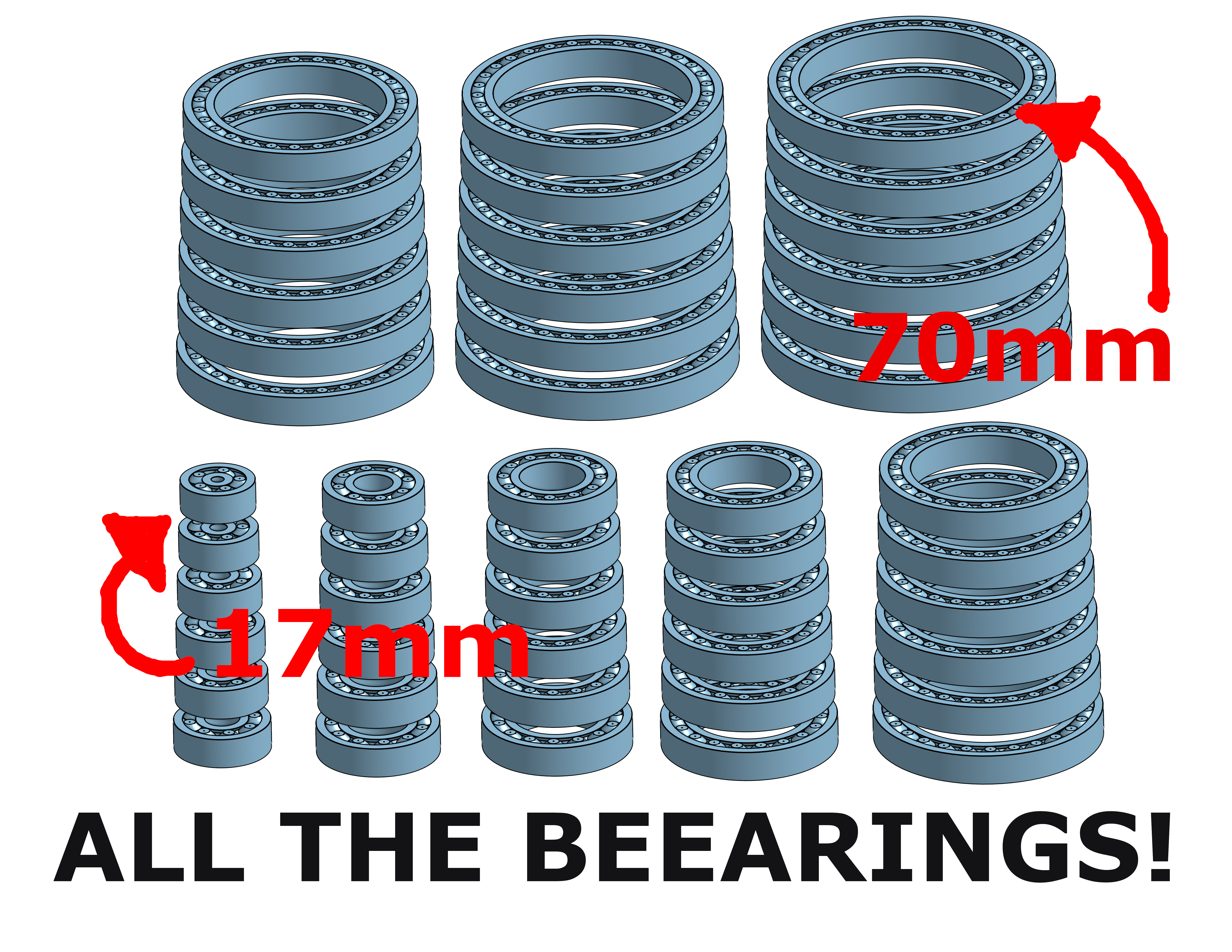 Print in place bearings [All Sizes!]