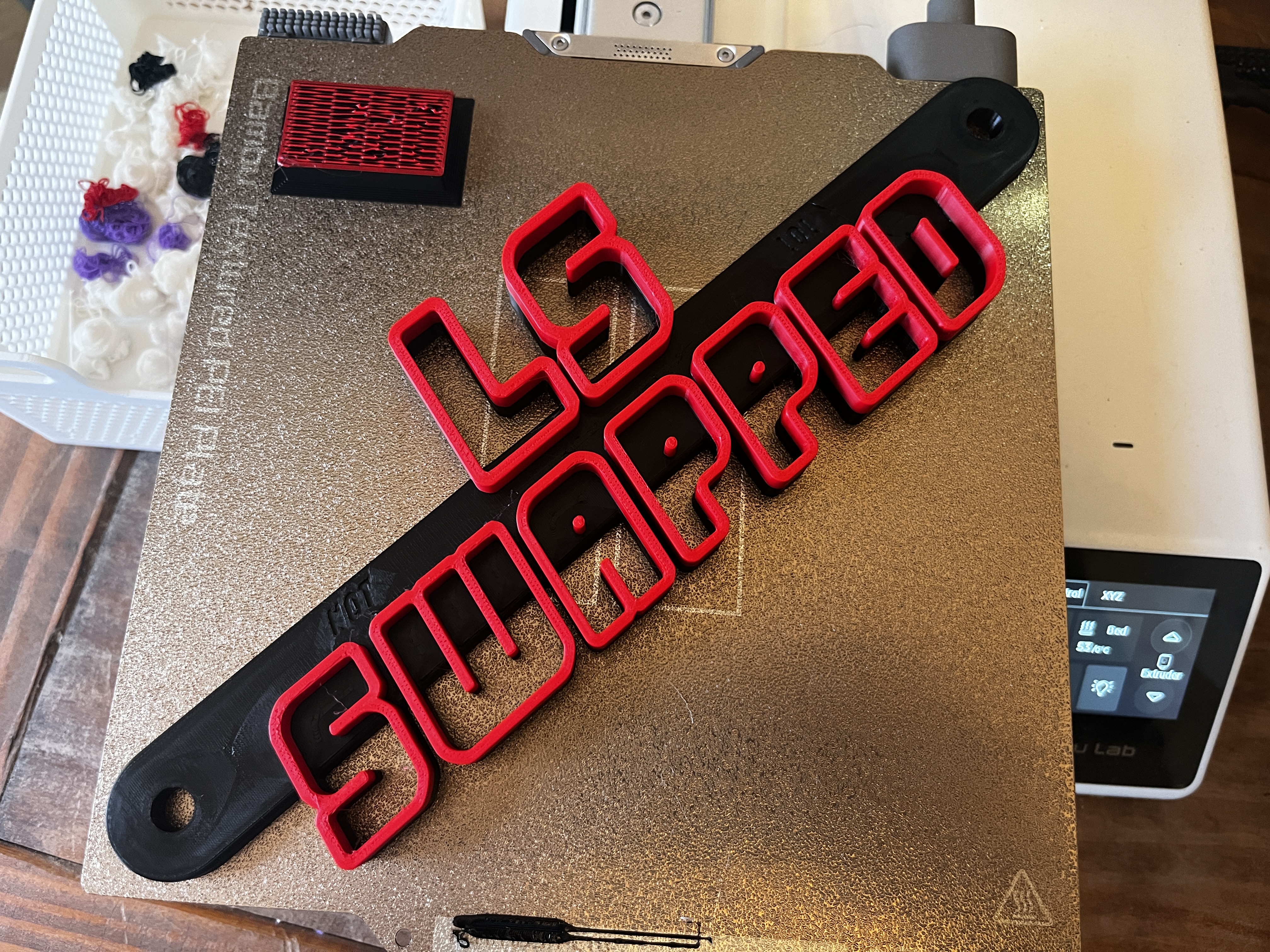 (Not) LS Swapped Vanity Plate