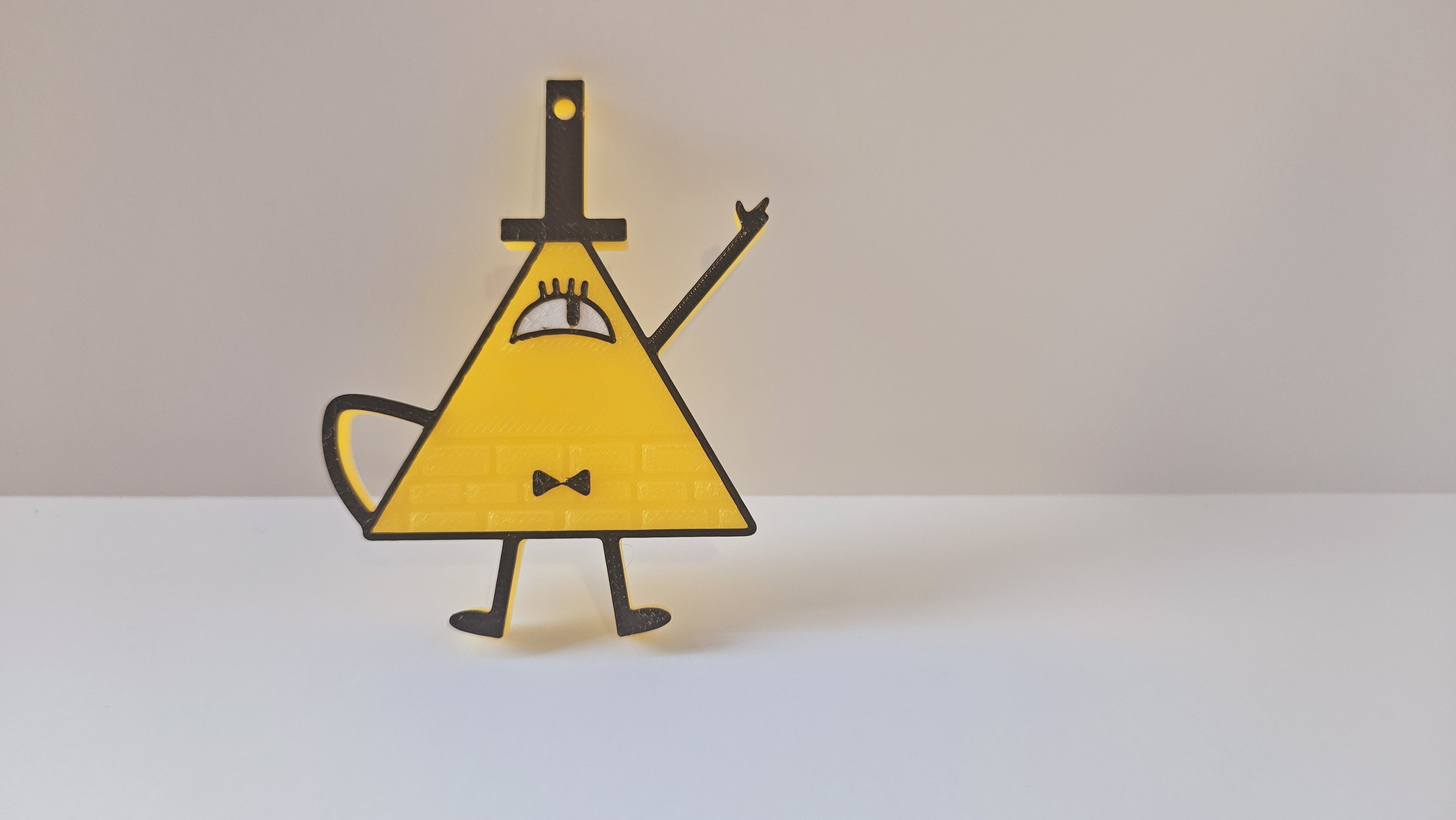 Miniatura 2 do modelo 3D Bill Cipher Keychain