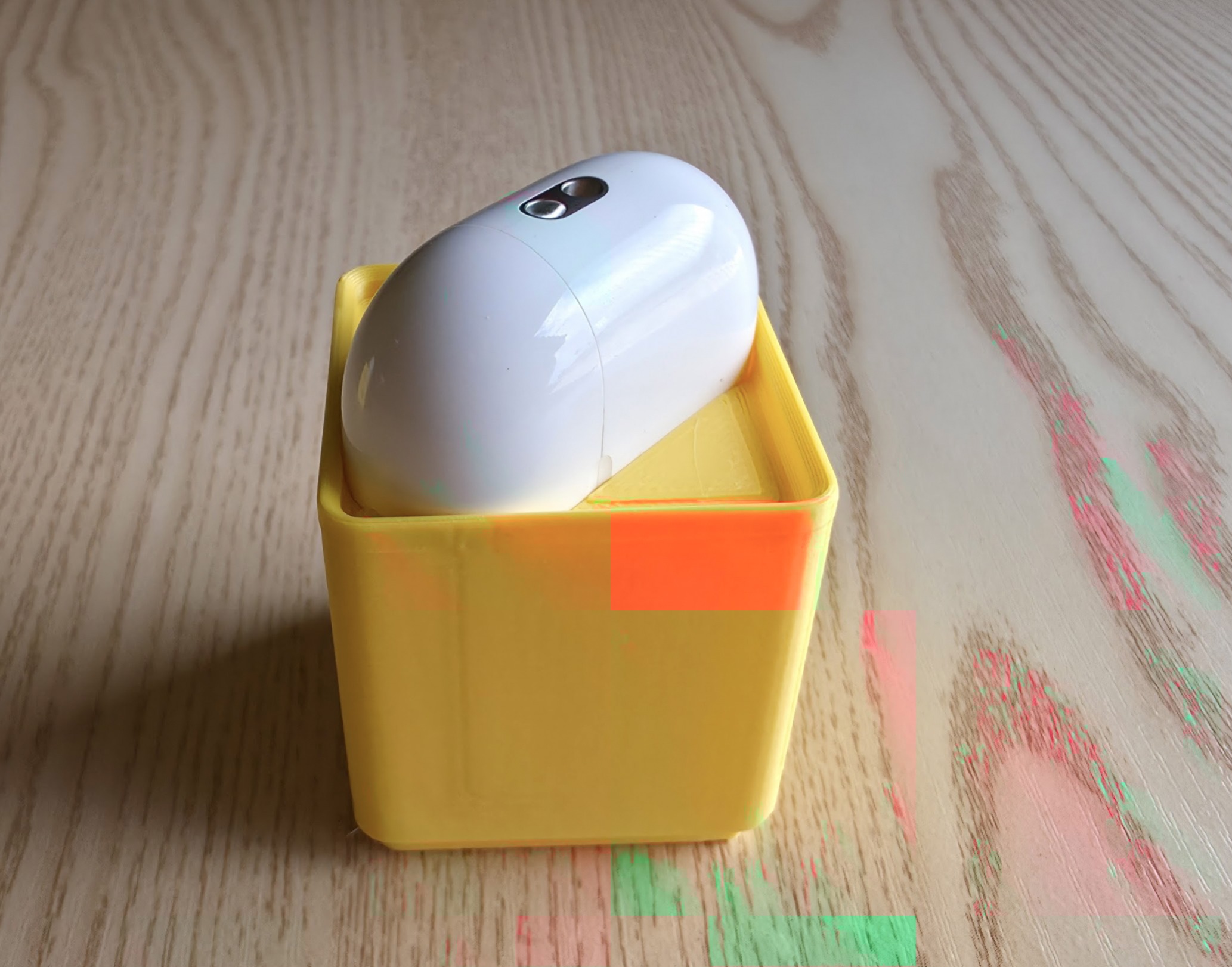 Two 1x1 Gridfinity bins for Buds'n Pods: One for AirPods2Pro and one for PixelBuds A-Series