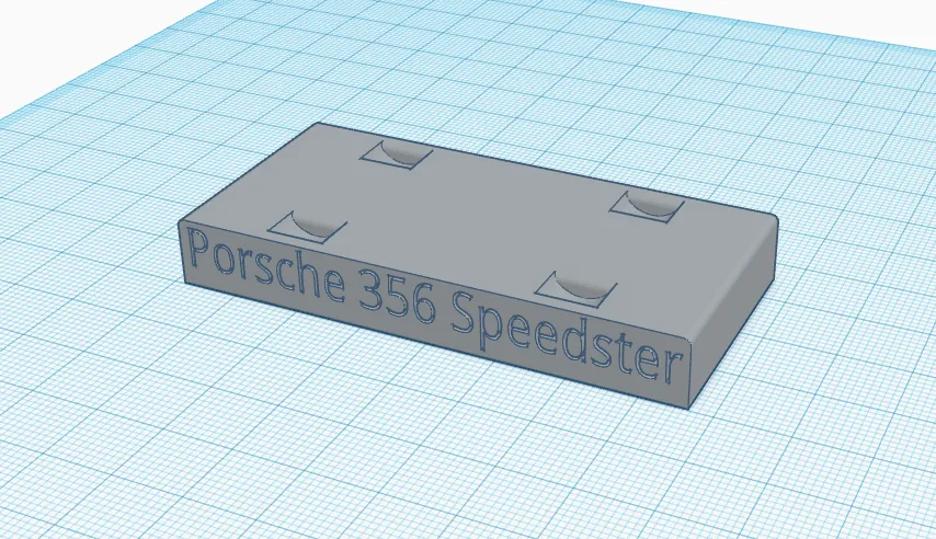 Hot Wheels Porsche 356 Display by Otter3DPrinting | Download free STL ...