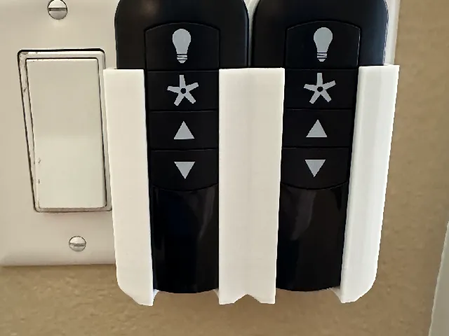 Hunter Fan Remote Holder (Double)
