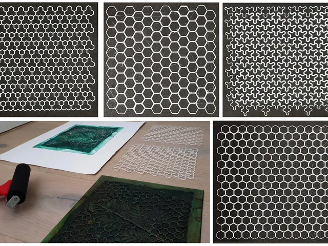 Geometric Patterns for Collagraph Printmaking (FreeCAD)