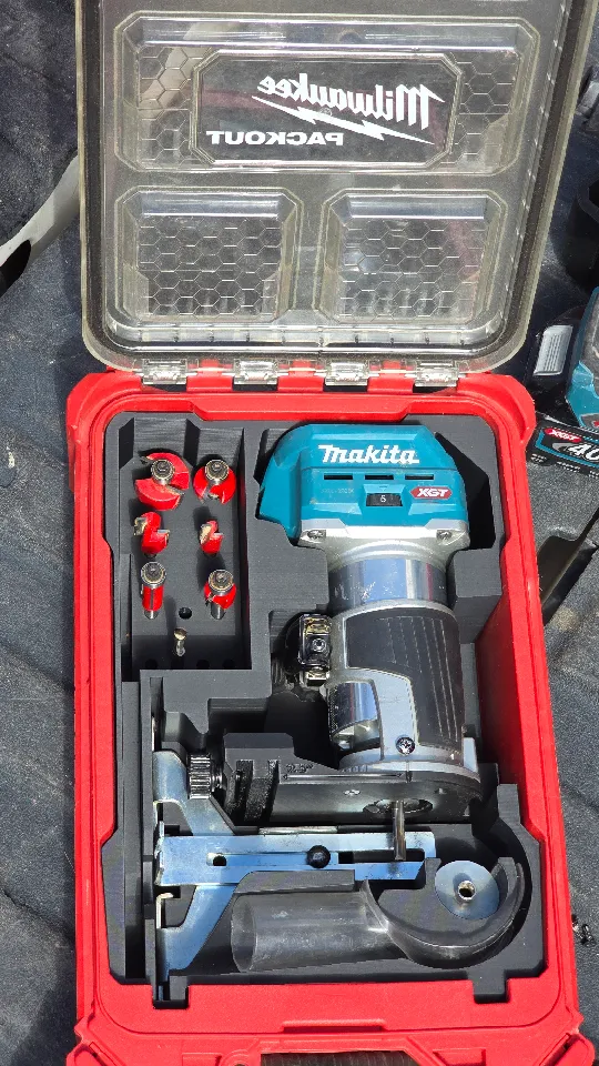 MAKITA ROUTER PACKOUT INSERT (40V XGT 18V) by