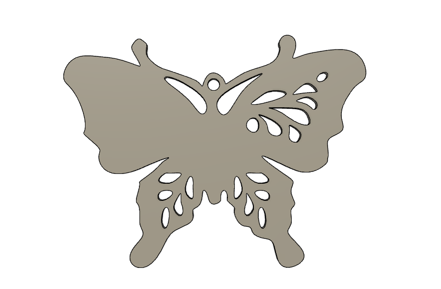 Butterfly Keychain