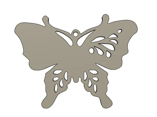 Butterfly Keychain