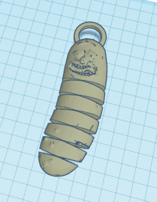 Keychain Pickle Rick
