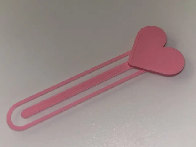 Cute Heart Bookmark