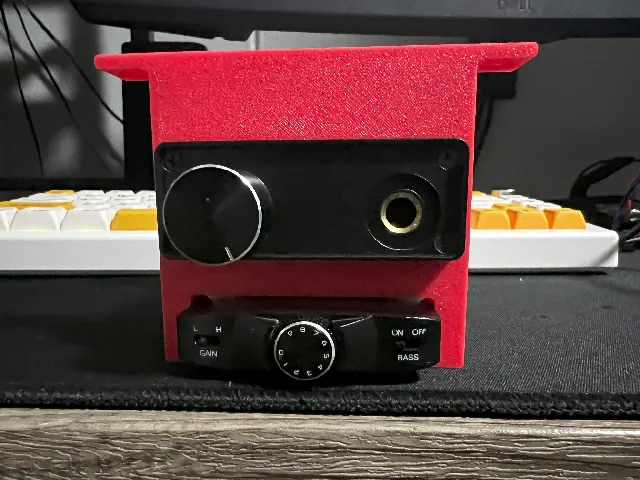 USB Dac and FiiO A3 Under Desk Mount