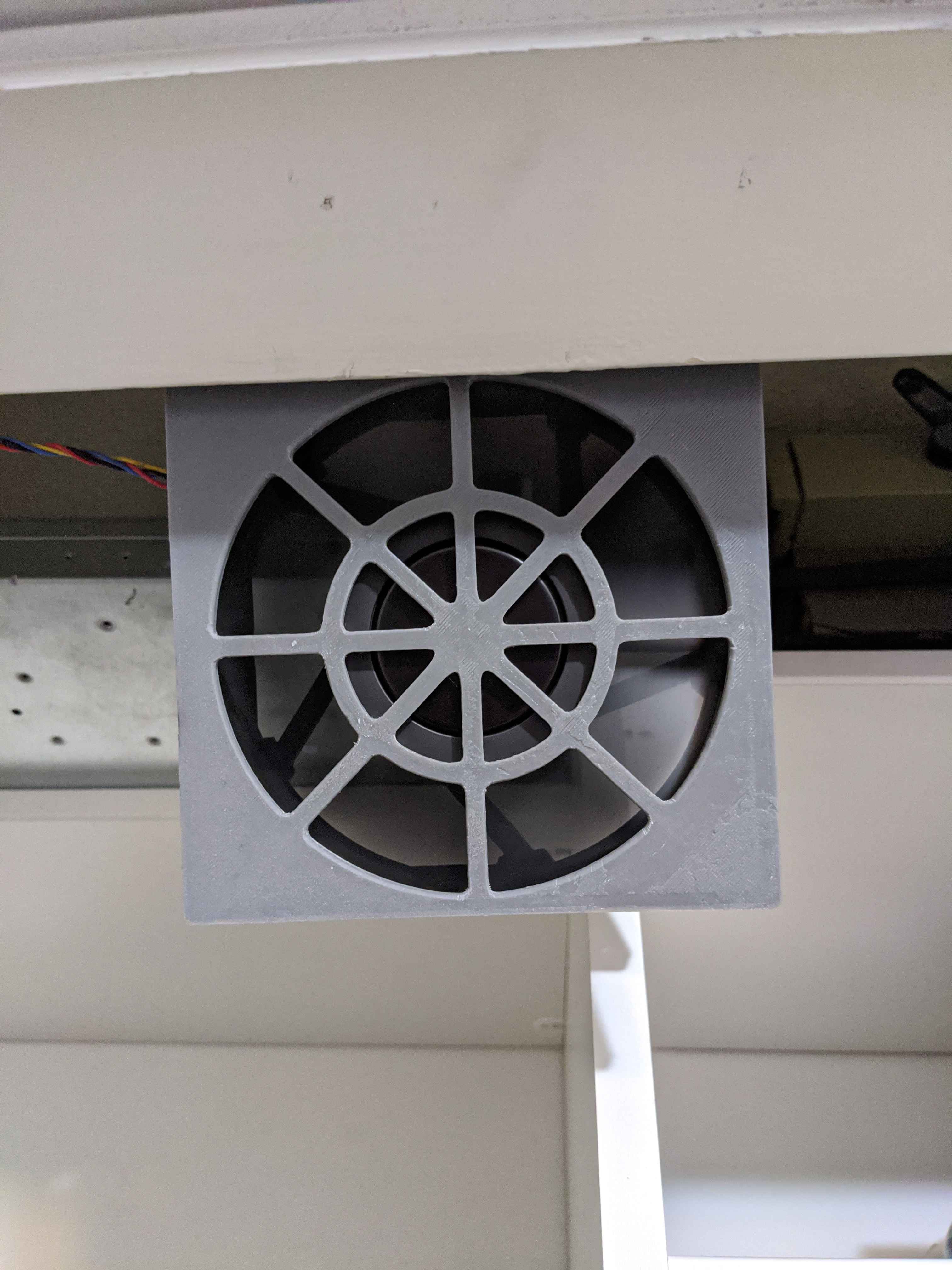 140mm Fan angled wall mount