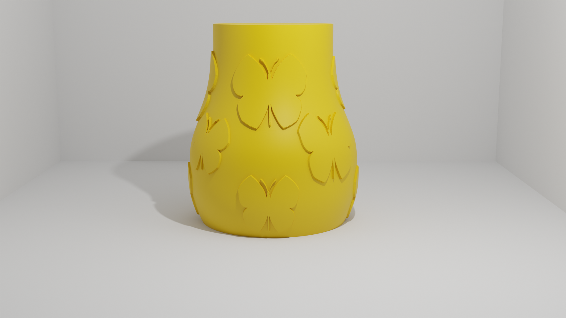 Vase Butterfly