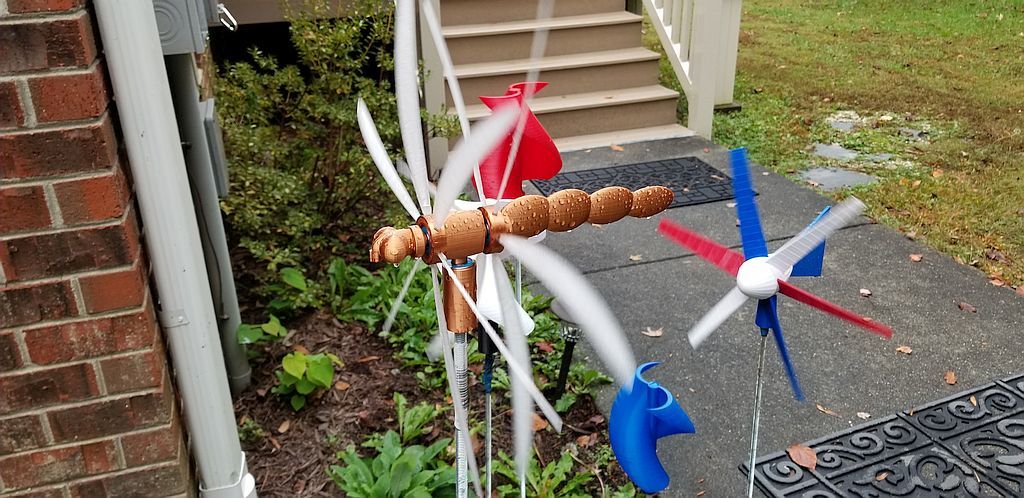 Miniatura 2 do modelo 3D Dragon Fly Wind Spinner