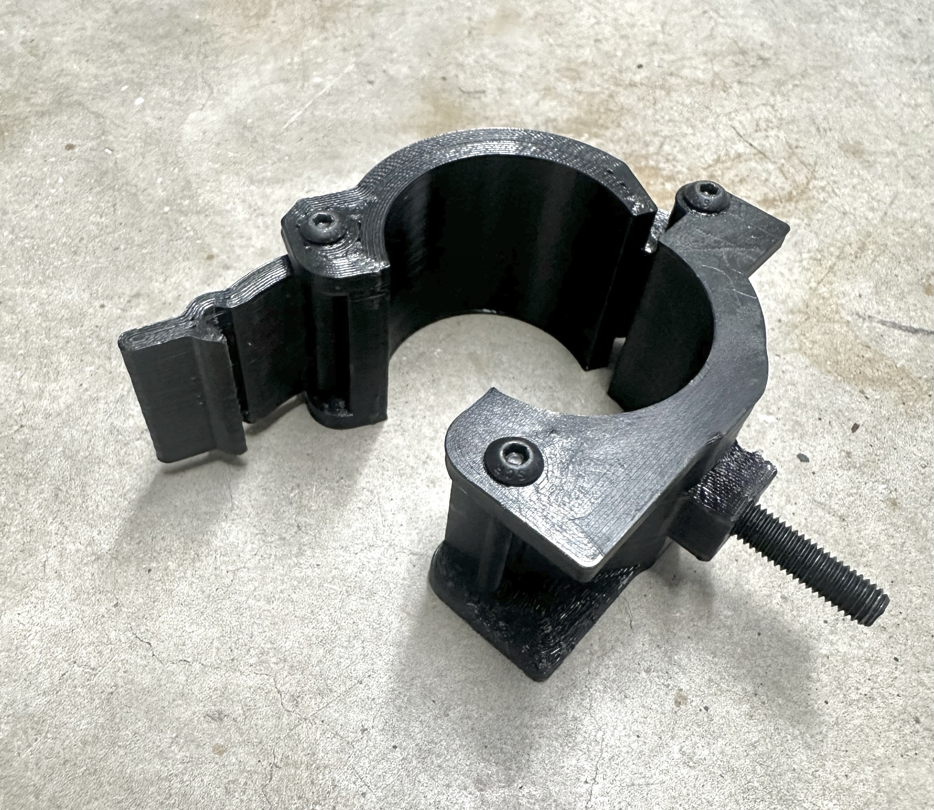 Pipe Clamp Split Lever with Latch (Fishing Rod Bike Holder Mount)