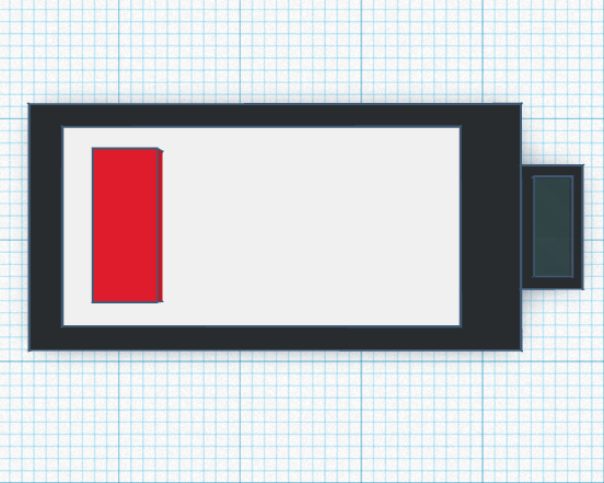 Low Battery Keychain. Single Extruder Ready