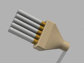 10 Cigarettes Adapter by -Hugo T- | Download free STL model